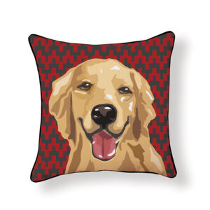Pooch Décor: Golden Retriever Pillow
