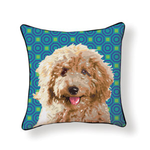 Pooch Décor: Labradoodle Pillow