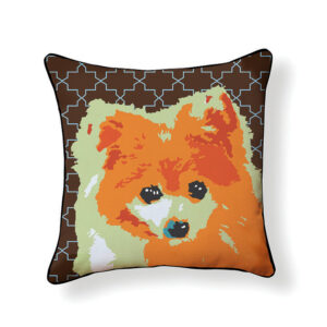 Pomeranian Pop Art Pillow