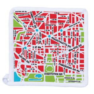 District of Columbia Map Potholder