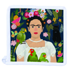 Frida Kahlo and her Parrots Potholder