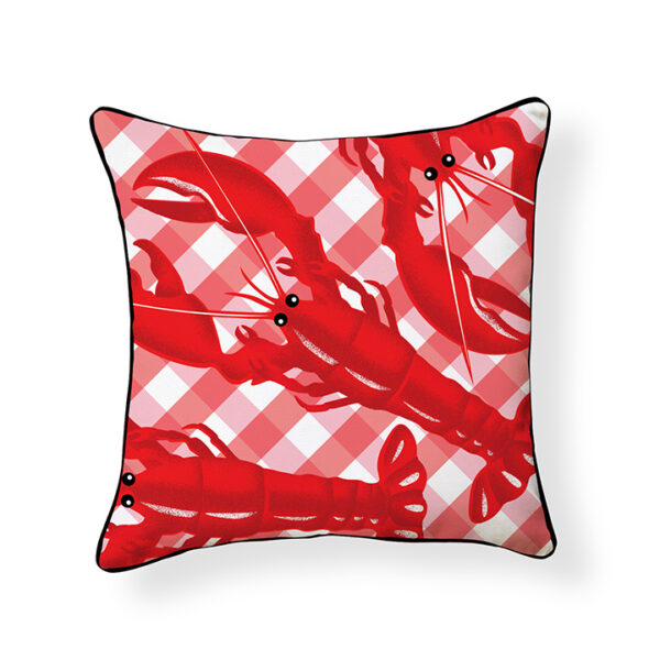 NEW ENGLAND RED LOBSTER PILLOW