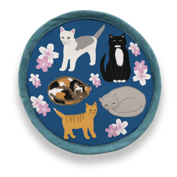 Rescue Cat Round Potholder