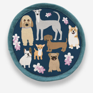 DC Pups Round Potholder