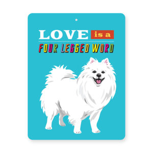 American Eskimo Tin Sign