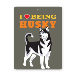 Husky Tin Sign
