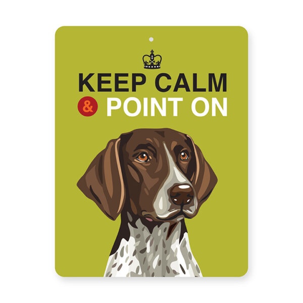 Pointer Tin Sign