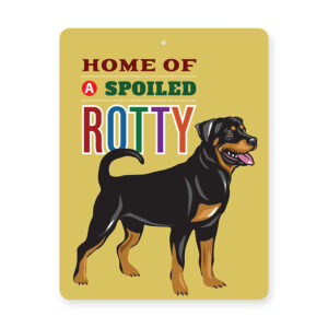 Rottweiler Tin Sign