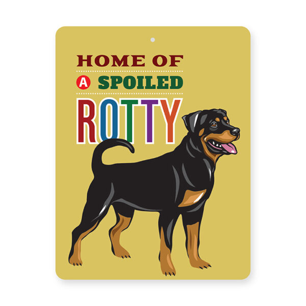 Rottweiler Tin Sign