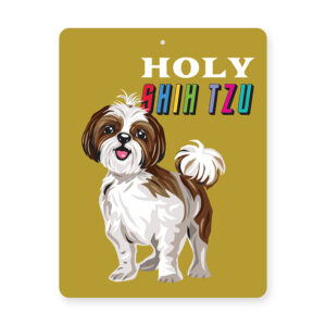 Shih Tzu Tin Sign