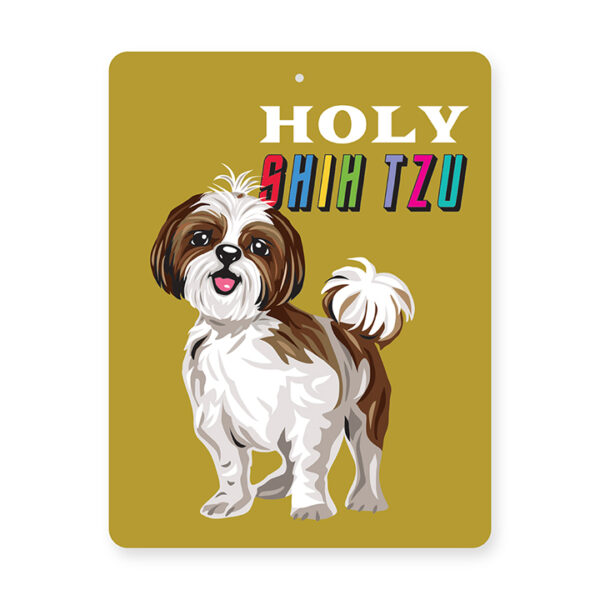 Shih Tzu Tin Sign