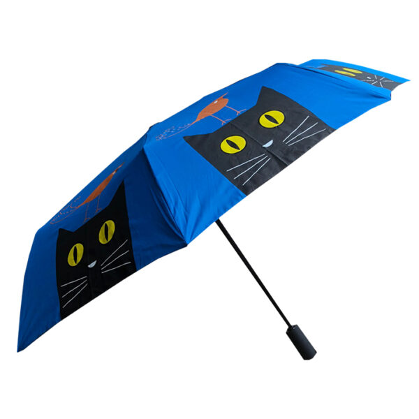 Red Bird on Cat Umbrella - Image 3