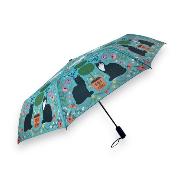 Kitty Cats with Topiary Umbrella - Image 3
