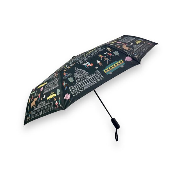 We LOVE Washington DC By Night Umbrella - Image 3