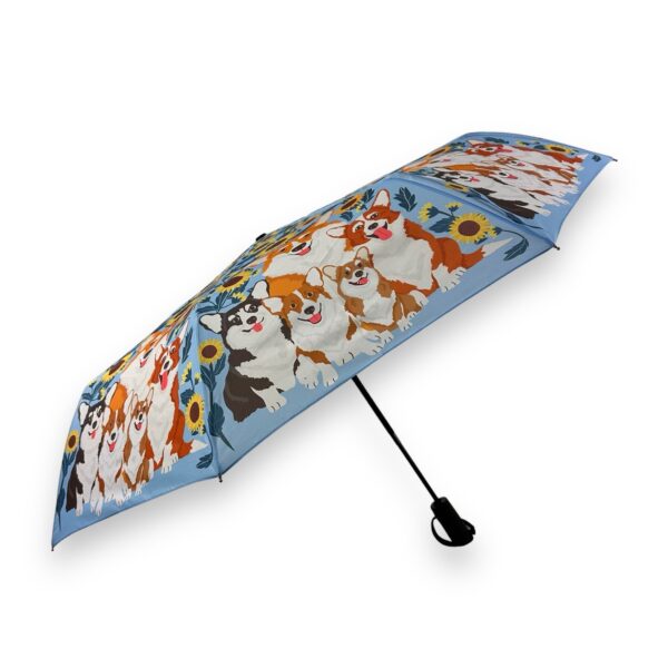 Corgi and Sunflowers Umbrella - Image 3
