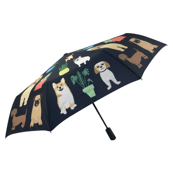 Dogs with Plants Umbrella - Image 3