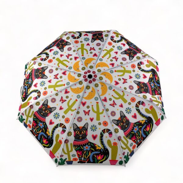 Feline and Florals Umbrella - Image 2