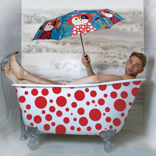 Yayoi KusaMEOW Calico Cat Umbrella - Image 4