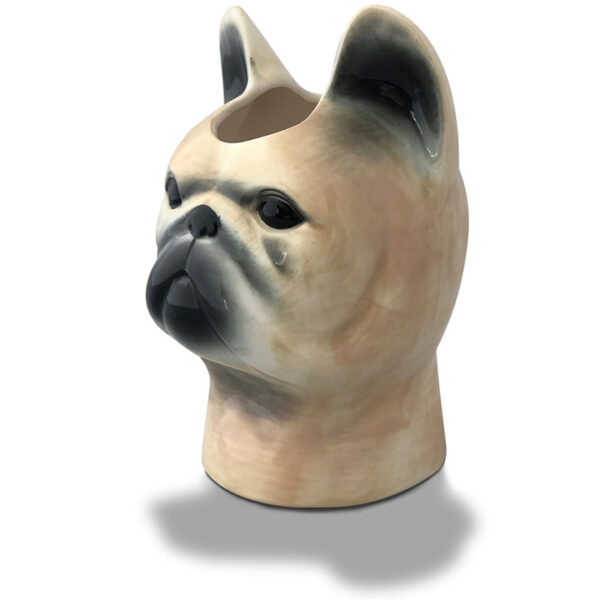 Long Neck Vase: Frenchie French Bulldog Vase - Image 2
