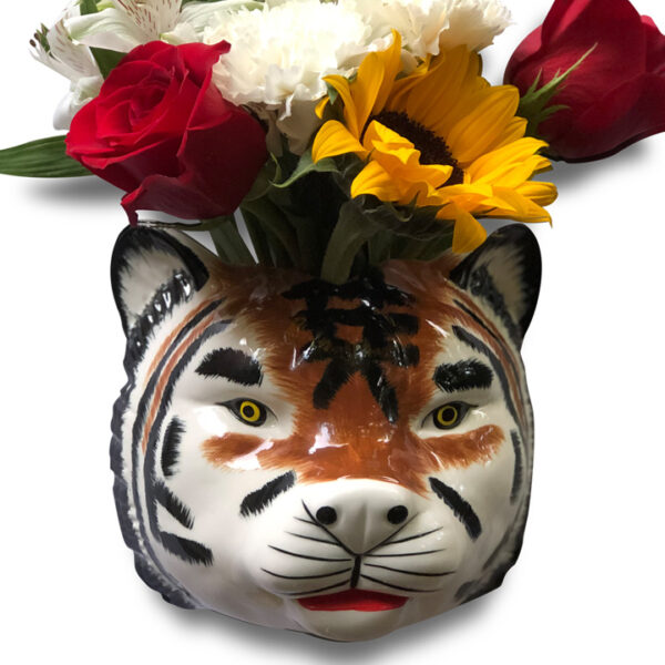 Tiger Wall Hanger Vase - Image 4