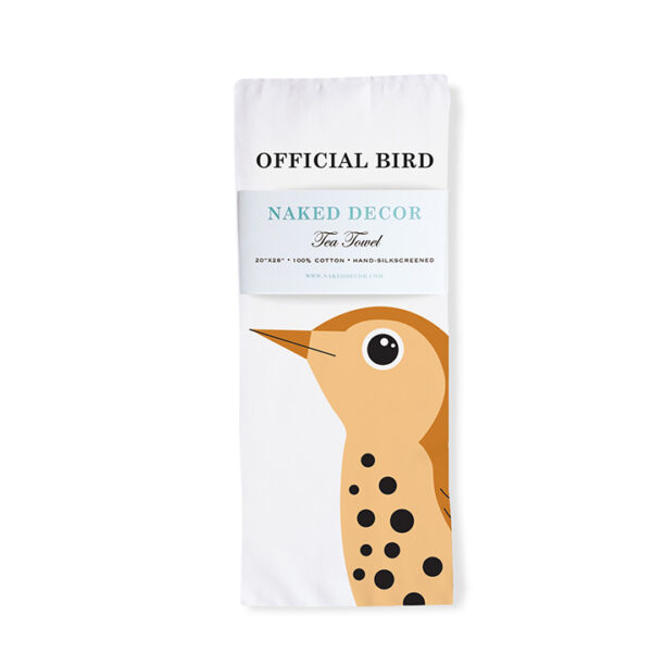 Wood Thrush Tea Towel - Image 2
