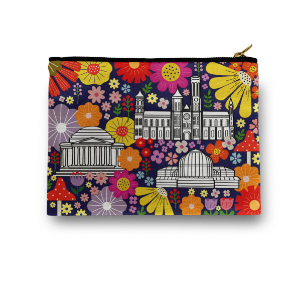 Washington DC: Power - Flowers Cosmetic/ Amenity Bag - Image 2