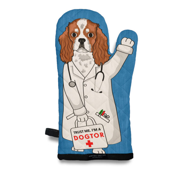 King Charles Spaniel Cavalier - Trust Me. I am a DOGTOR Oven Mitt