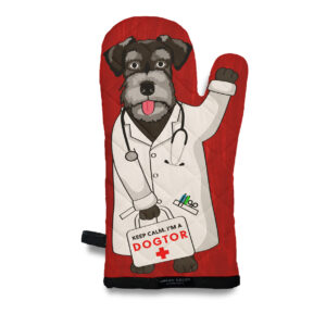 Schnauzer - Keep Calm. I am a DOGTOR Oven Mitt