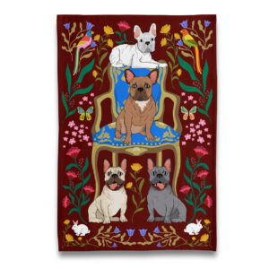 Must Love French Bulldog - Pardon my Frenchie Tea Towel
