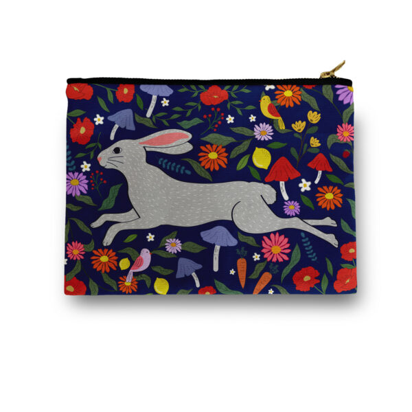 Garden of Bunny Rabbits Cosmetic/ Amenity Bag - Image 2