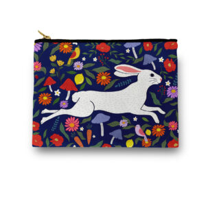 Garden of Bunny Rabbits Cosmetic/ Amenity Bag