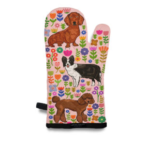Spring Puppy Dogs Oven Mitt