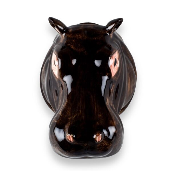 British Quail Ceramics: Hippo Wall Vase