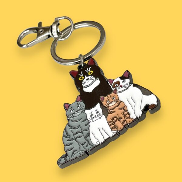 Must Love Cats Keychain - Image 2