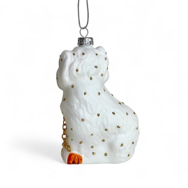 Staffordshire Spaniel with Gold Chain Ornament - Image 2