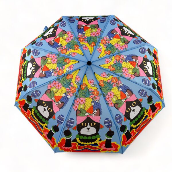 Kitty Cat Carmen Miranda Umbrella - Image 2