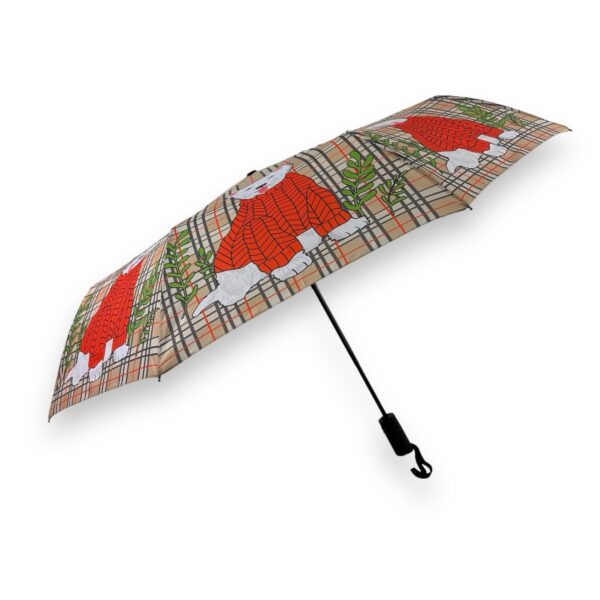 West Highland terrier on Plaid Umbrella - Image 3