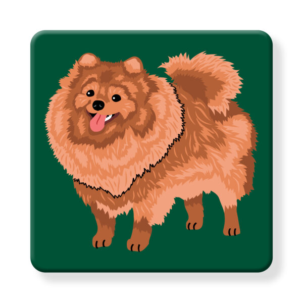 Set of 4 MDF Coasters - Hello Pomeranian - Image 2