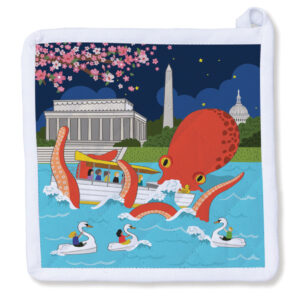 Giant Octopus at Potomac River Potholder