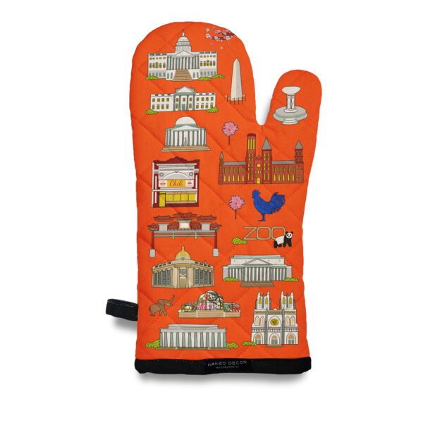 Washington DC Landmarks Oven Mitt