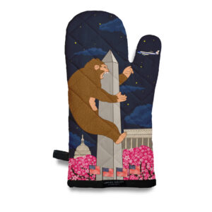 King Kong at Washington Monument Oven Mitt