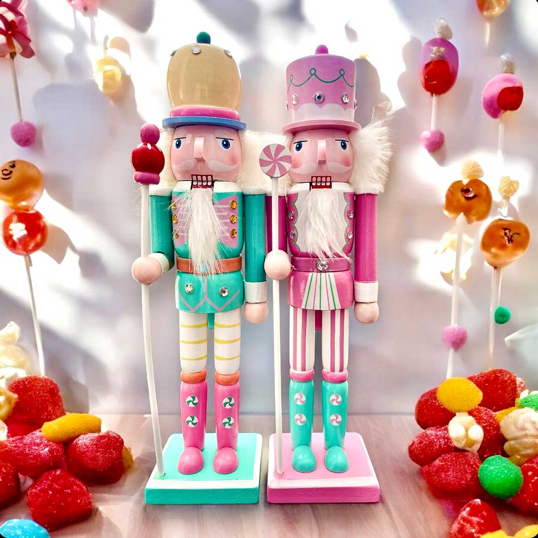 Colorful nutcracker ornaments