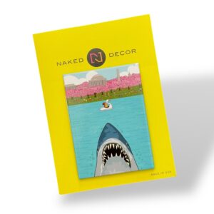 Fridge Magnet- Jaws/ Shark at the Potomac River