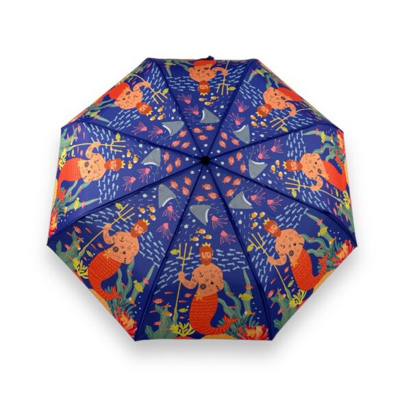 Poseidon Merman- God of the Atlantis Ocean Umbrella - Image 2
