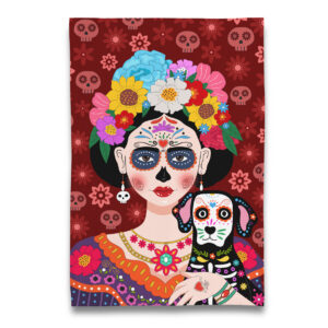 Frida - Day of the Death Tea Towel