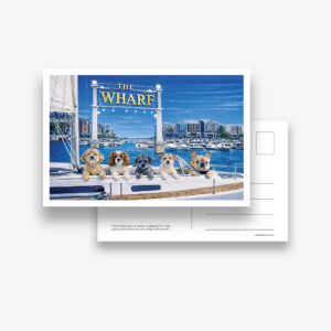 Set of 6 Postcards: DC Dog City- The Wharf