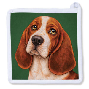 Basset Hound Puppy Potholder