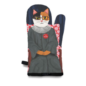 Kitty Cat RBG Ruth Ginsburg Oven Mitt