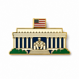 All Things DC Enamel Pin - Lincoln Memorial Pin