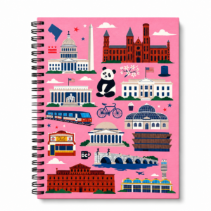 Spiral Notebook- Washington DC Iconic